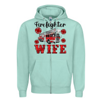Firefighter Wife Zipper Hoodie | Teevron
