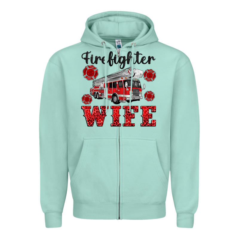 Firefighter Wife Zipper Hoodie by Artiststas | Teevron