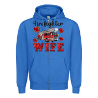 True Royal firefighter wife Zipper Hoodie - Artiststas