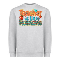 Heather Grey teacher of tiny humans Heavyweight Sweatshirt - texasbilliewilder