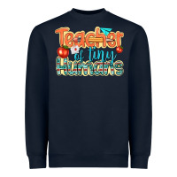 Navy teacher of tiny humans Heavyweight Sweatshirt - texasbilliewilder