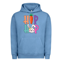 Pigment Pebble Blue hip hop easter girls toddlers kids leopard bunny Urban Hoodie - Bettercallsaul
