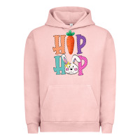 Pigment Salmon hip hop easter girls toddlers kids leopard bunny Urban Hoodie - Bettercallsaul