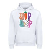 White hip hop easter girls toddlers kids leopard bunny Urban Hoodie - Bettercallsaul