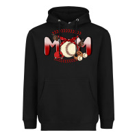 Black baseball mom Heavyweight Hoodie - MaliasSmallBusiness