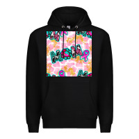 Black Breast Cancer Awareness Mom With Leopard Patterns Premium Hoodie - BundleAndBundleShop