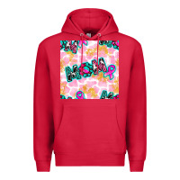 Cardinal Breast Cancer Awareness Mom With Leopard Patterns Premium Hoodie - BundleAndBundleShop