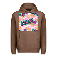 Chestnut Breast Cancer Awareness Mom With Leopard Patterns Premium Hoodie - BundleAndBundleShop