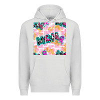 Dove Grey Breast Cancer Awareness Mom With Leopard Patterns Premium Hoodie - BundleAndBundleShop