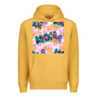Mustard Breast Cancer Awareness Mom With Leopard Patterns Premium Hoodie - BundleAndBundleShop