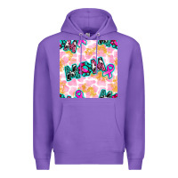 Purple Breast Cancer Awareness Mom With Leopard Patterns Premium Hoodie - BundleAndBundleShop