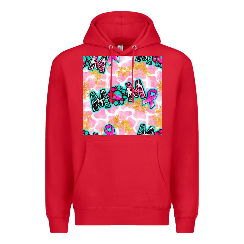 Breast Cancer Awareness Mom With Leopard Patterns Premium Hoodie by BundleAndBundleShop | Teevron