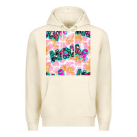 Sandshell Breast Cancer Awareness Mom With Leopard Patterns Premium Hoodie - BundleAndBundleShop