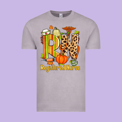 Fall Rn Registered Nurse Vintage Tee Designed By Zillion Design Studio