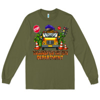 Army Green transportation department Long Sleeve Tee - AdoDesignShop