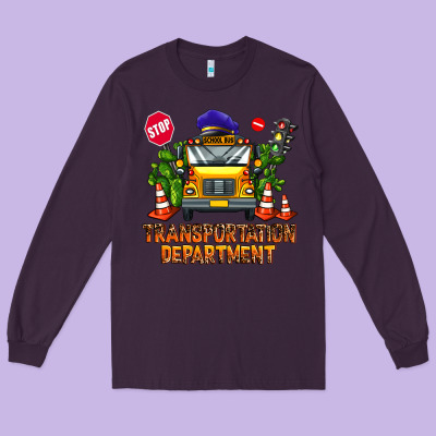 Transportation Department Long Sleeve Tee Designed By Adodesignshop