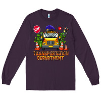 Plum transportation department Long Sleeve Tee - AdoDesignShop