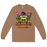 Toasted Coconut transportation department Long Sleeve Tee - AdoDesignShop