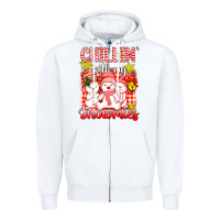 White chillin  with my red snowmies Zipper Hoodie - AdoDesignShop