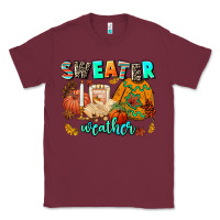 Burgundy pumpkın Spıce Classic Tee - AdoDesignShop