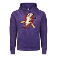 Cloud Purple baseball lightning bolt Vintage Hoodie - Zillion Design Studio
