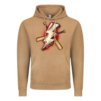 Vintage Camel baseball lightning bolt Vintage Hoodie - Zillion Design Studio