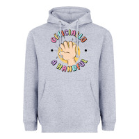 Heather Grey officially a handful Heavyweight Hoodie - MaliasSmallBusiness