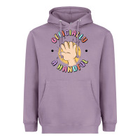 Lavender officially a handful Heavyweight Hoodie - MaliasSmallBusiness