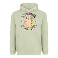 Matcha officially a handful Heavyweight Hoodie - MaliasSmallBusiness