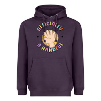 Plum officially a handful Heavyweight Hoodie - MaliasSmallBusiness