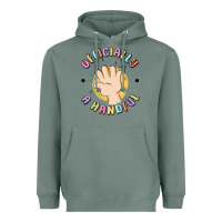Sage officially a handful Heavyweight Hoodie - MaliasSmallBusiness