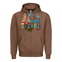 Chestnut tis the season christmas tree cake ado Zipper Hoodie - AdoDesignShop