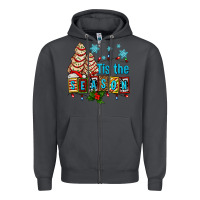 Smoke tis the season christmas tree cake ado Zipper Hoodie - AdoDesignShop