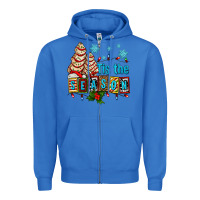 True Royal tis the season christmas tree cake ado Zipper Hoodie - AdoDesignShop