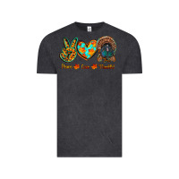 Vintage Black peace love thankful Vintage Tee - RanaPortraitStore