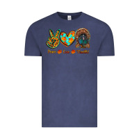 Vintage Denim peace love thankful Vintage Tee - RanaPortraitStore
