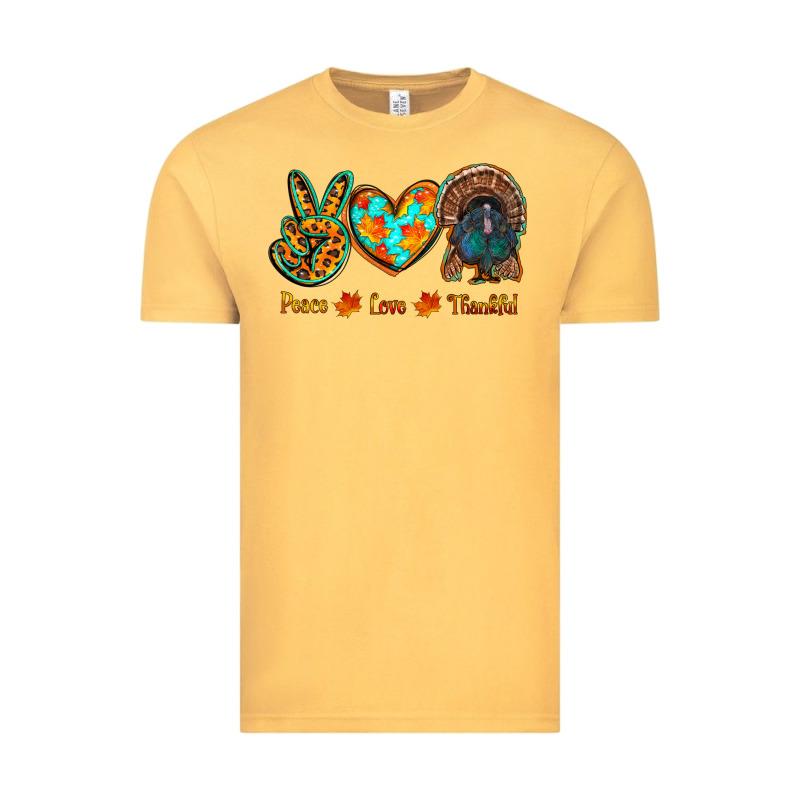 Peace Love Thankful Vintage Tee by RanaPortraitStore | Teevron