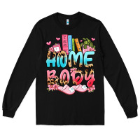 Black homebody Long Sleeve Tee - JahusDesignShop