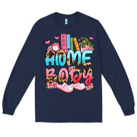 Navy homebody Long Sleeve Tee - JahusDesignShop