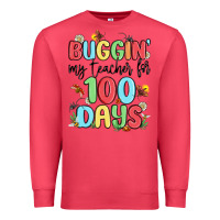 Cardinal buggin my teacher for 100 days Premium Sweatshirt - MaliasSmallBusiness