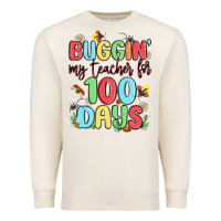 Sandshell buggin my teacher for 100 days Premium Sweatshirt - MaliasSmallBusiness