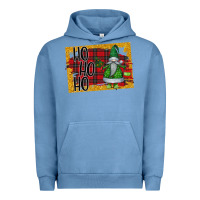 Pigment Pebble Blue Christmas Ho Ho Ho Urban Hoodie - Bettercallsaul