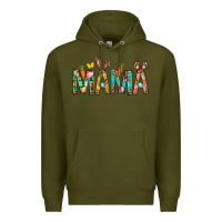 Army Green Easter Mama Premium Hoodie - BundleAndBundleShop
