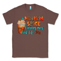 Chestnut pumpkin spice living my best life Classic Tee - AdoDesignShop