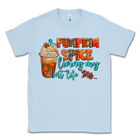 Dusty Blue pumpkin spice living my best life Classic Tee - AdoDesignShop