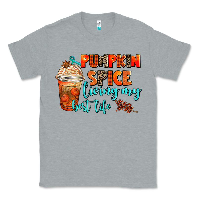 Pumpkin Spice Living My Best Life Classic Tee by AdoDesignShop | Teevron