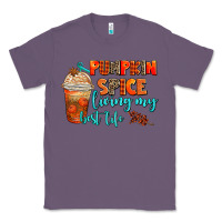 Lavender pumpkin spice living my best life Classic Tee - AdoDesignShop