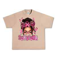 Burro breast cancer survivor afro messy bun Urban Heavy Tee - texasbilliewilder