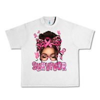Lunar Rock breast cancer survivor afro messy bun Urban Heavy Tee - texasbilliewilder
