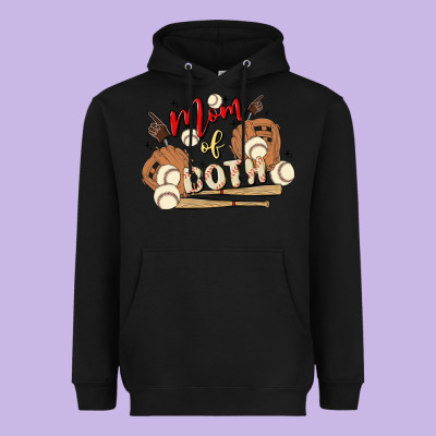 Mama Of Both Heavyweight Hoodie Designed By Maliassmallbusiness